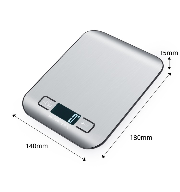 Wholesale Stainless Steel Digital Electronic Kitchen Food Weighing Scale 5kg/1g, 10kg/1g