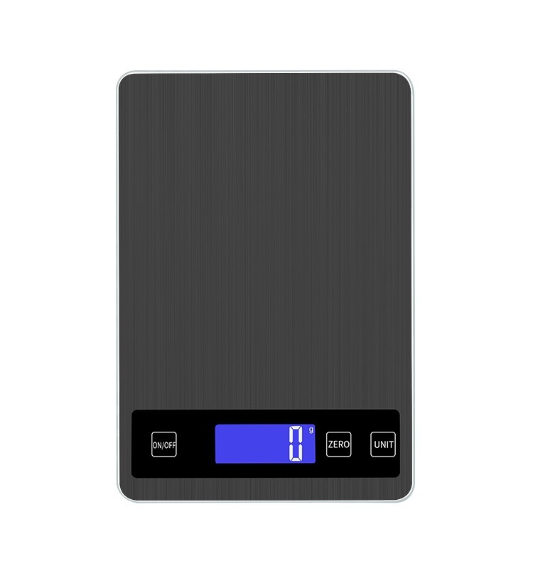 Brushed Stainless Steel Kitchen Food Weighing Scale