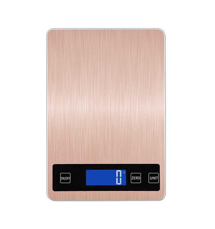 Brushed Stainless Steel Kitchen Food Weighing Scale