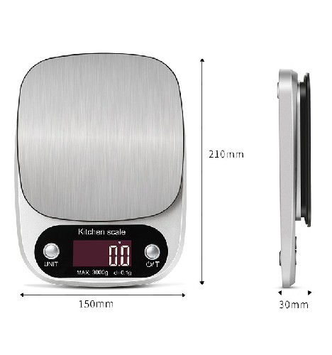 Accurate household electronic digital food diet weighing household kitchen scale for baking cooking