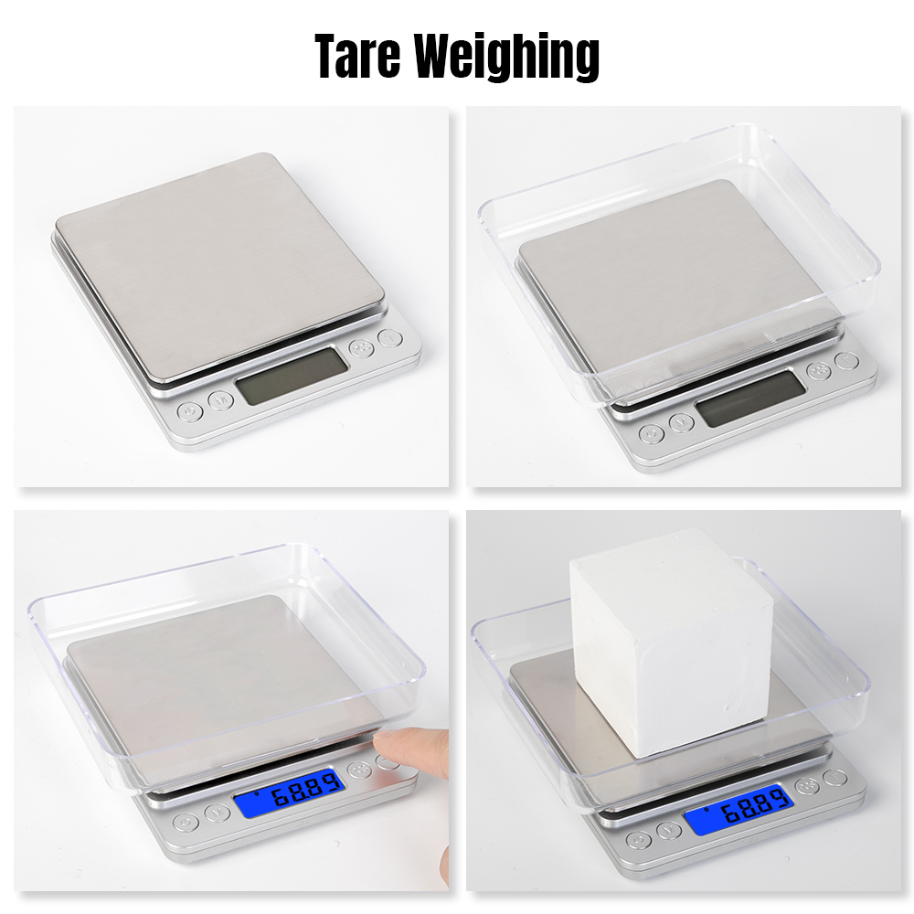 Accurate 500g  1kg  2kg 3kg Portable Digital Kitchen Food Scale