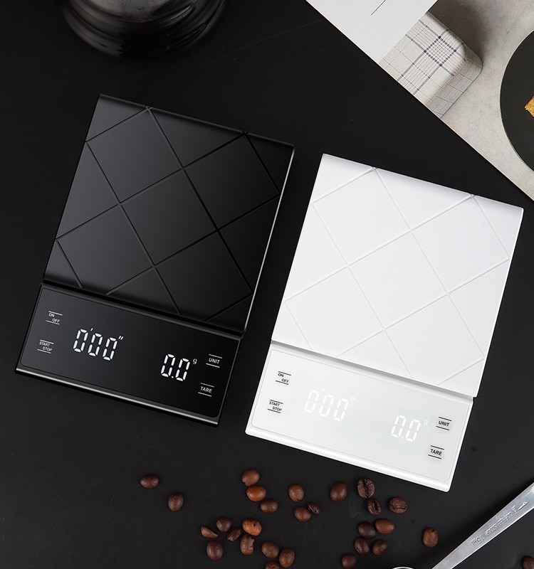 kitchen Coffee scale with timer 3kg*0.1g(图2)