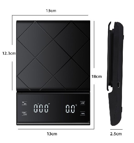 Kitchen Coffee Scale With Timer 3kg*0.1g