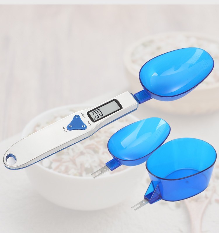 Stainless Steel Spoon Scale 3 Spoons Changeable 500g*0.1g