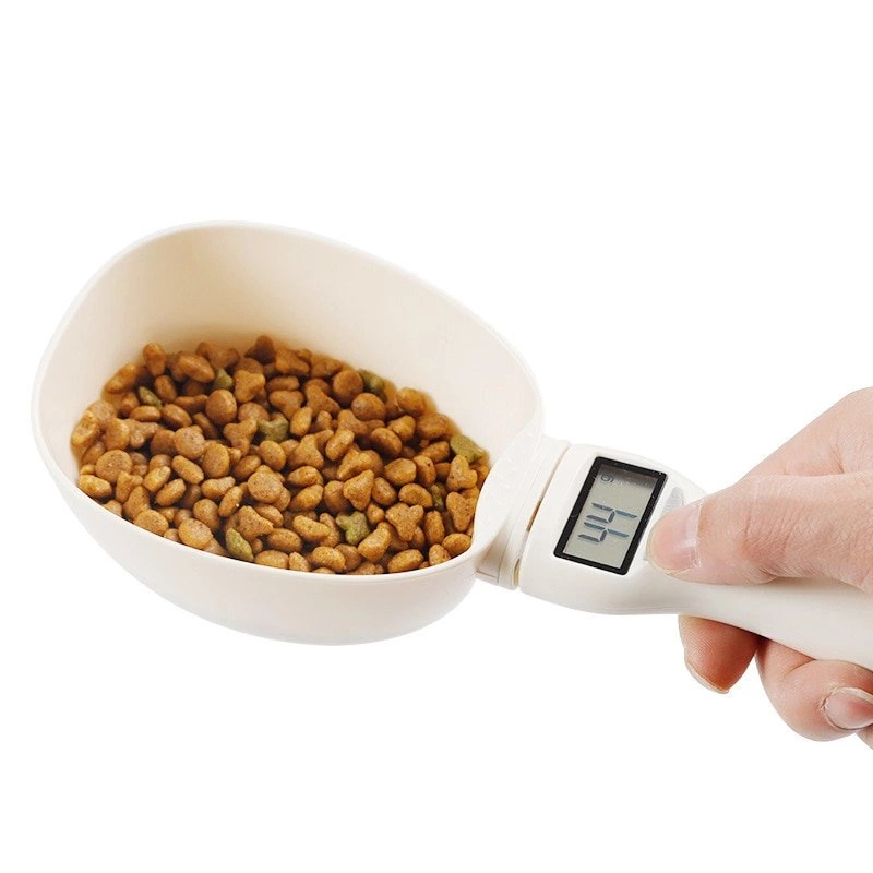 Pet Food Scale Electronic Measuring Tool Dog Cat Feeding Measuring Spoon Kitchen Scale