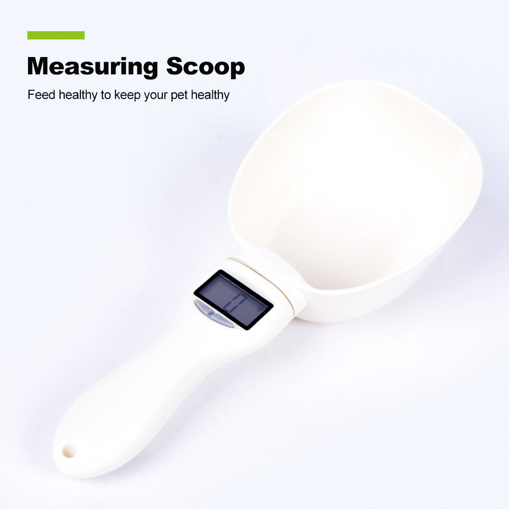 Pet Food Scale Electronic Measuring Tool Dog Cat Feeding Measuring Spoon Kitchen Scale