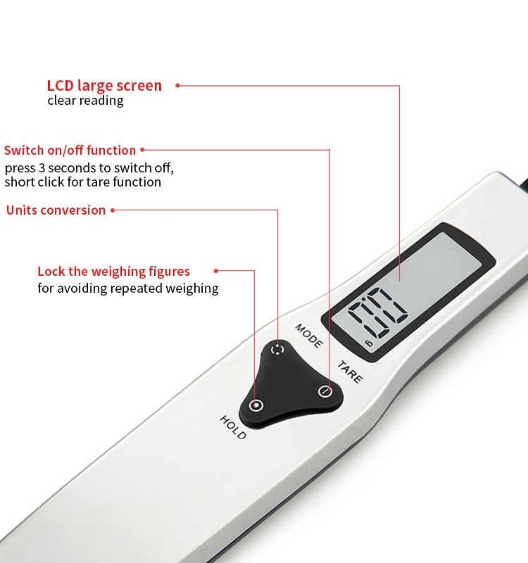 Stainless steell spoon scale 500g*0.1g(图2)