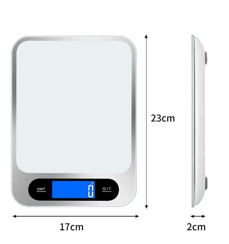 Tempered Glass Electronic Kitchen Food Scale