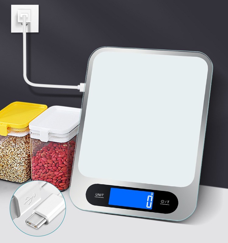 Tempered Glass Electronic Kitchen Food Scale