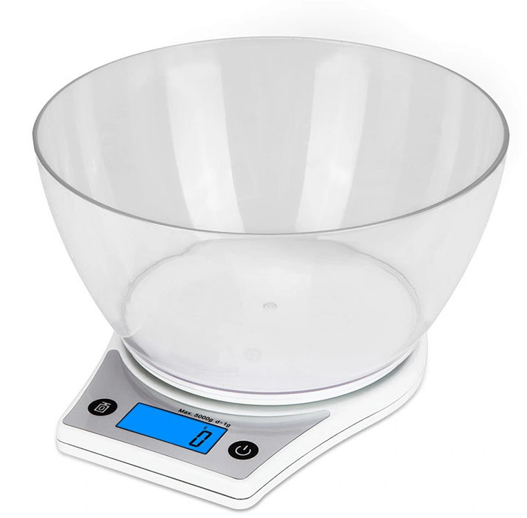 Custom ABS Plastic Platform Food Weight scale with bowl Option 5kg 0.1 g