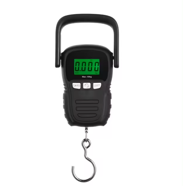 Portable 50kg Digital Types of Fishing Scale with Measure Ruler