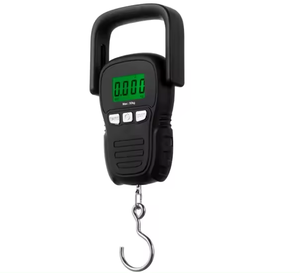 Portable 50kg Digital Types of Fishing Scale with Measure Ruler