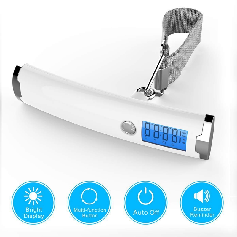 portable travel electronic baggage weight measuring digital weighing luggage scales