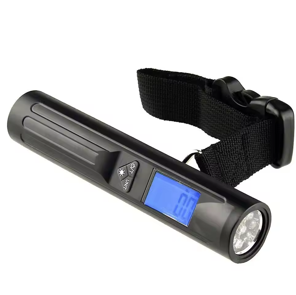 High Quality Mini Hanging with Torch/Flashlight Weighing Luggage Scale