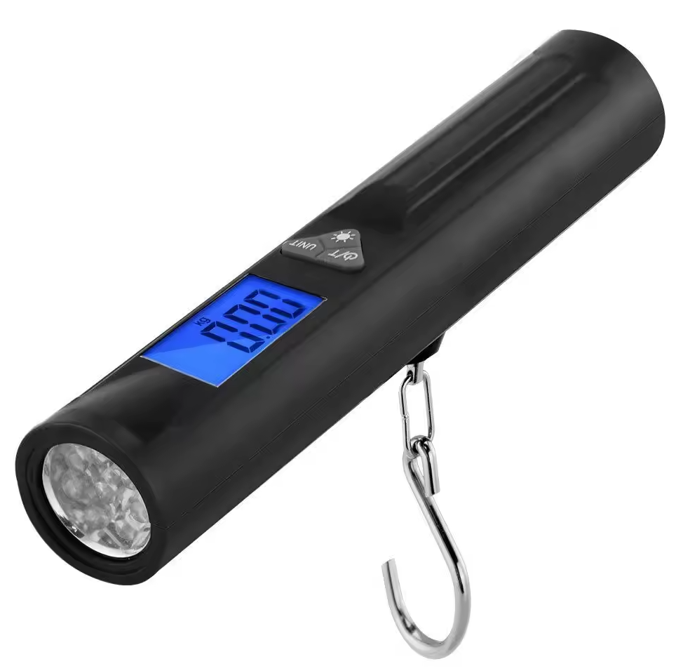 High Quality Mini Hanging with Torch/Flashlight Weighing Luggage Scale