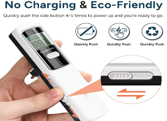 Battery-free luggage scale