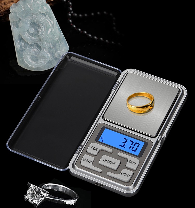 DH-668 100g, 200g, 300g, 500g Digital Jewelry Pocket Scale(图5)