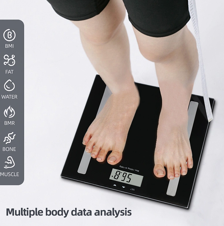 Body Fat Weighing Scale Cheap Price with High Quality 180kg 10 users memory