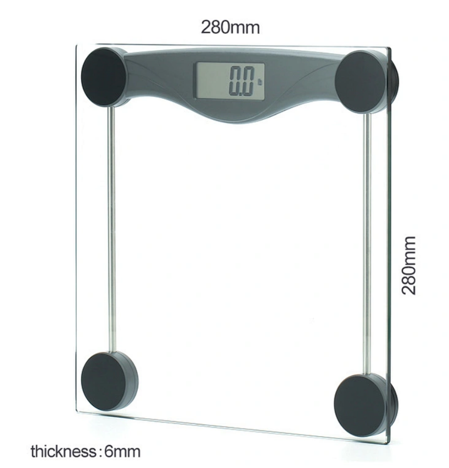 Weighing Scale 180kg/400lb Ultra Slim Digital Bathroom Scale