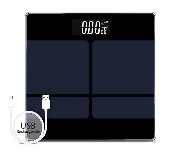 Household Custom Body Electronic Glass Platform Digital Bathroom Scale